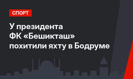 У президента ФК «Бешикташ» похитили яхту в Бодруме