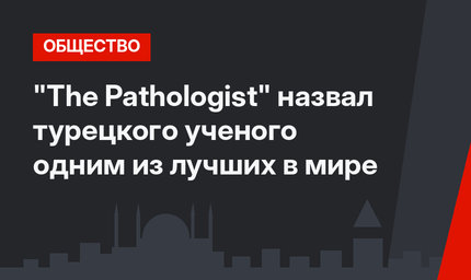 "The Pathologist"  назвал турецкого ученого одним из лучших в мире