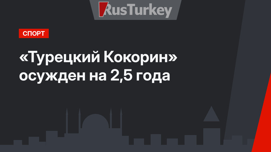 «Турецкий Кокорин» осужден на 2,5 года