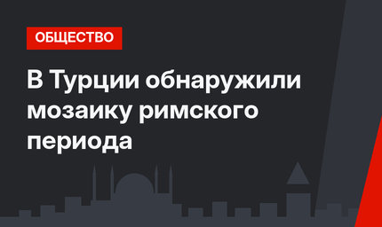 В Турции обнаружили мозаику римского периода