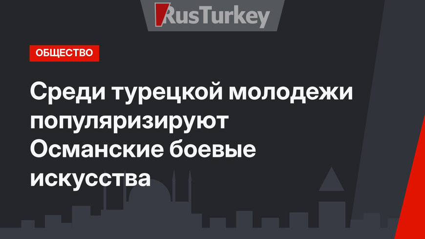 Среди турецкой молодежи популяризируют Османские боевые искусства