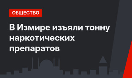 В Измире изъяли тонну наркотических препаратов