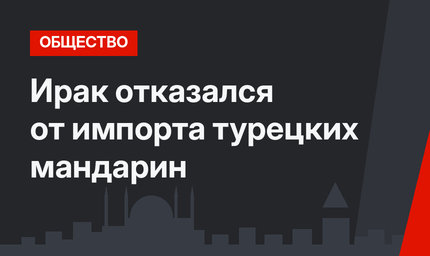 Ирак отказался от импорта турецких мандарин