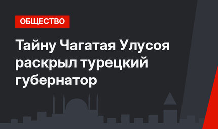 Тайну Чагатая Улусоя раскрыл турецкий губернатор
