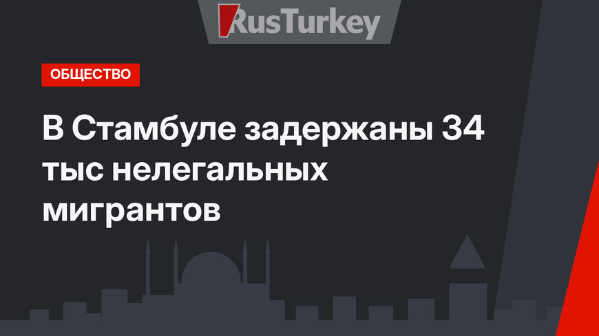 В Стамбуле задержаны 34 тыc нелегальных мигрантов