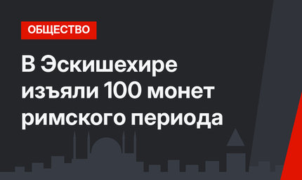 В Эскишехире изъяли 100 монет римского периода