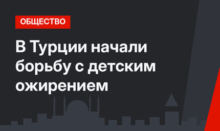 В Турции начали борьбу с детским ожирением