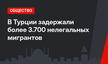 В Турции задержали более 3.700 нелегальных мигрантов
