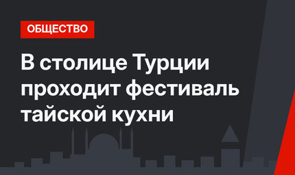 В столице Турции проходит фестиваль тайской кухни