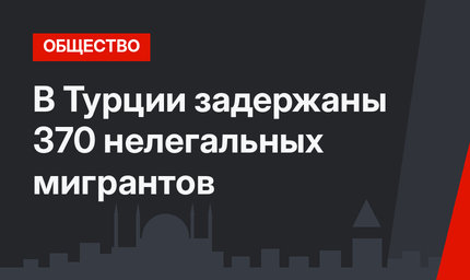 В Турции задержаны 370 нелегальных мигрантов