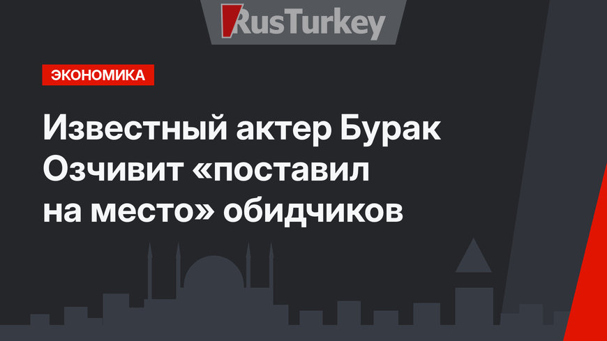 Известный актер Бурак Озчивит «поставил на место» обидчиков