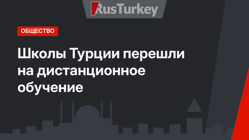 Школы Турции перешли на дистанционное обучение