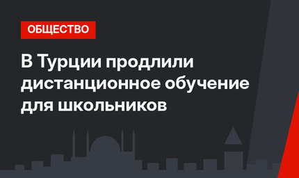 В Турции продлили дистанционное обучение для школьников
