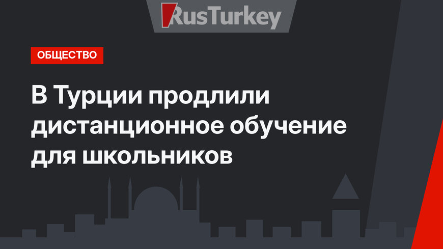 В Турции продлили дистанционное обучение для школьников