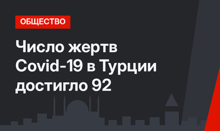 Число жертв Covid-19 в Турции достигло 92