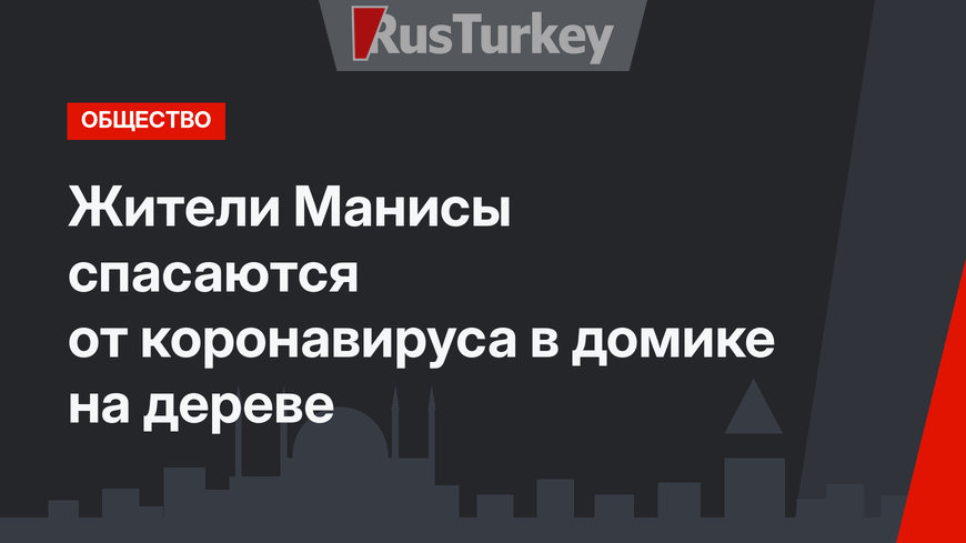 Жители Манисы спасаются от коронавируса в домике на дереве
