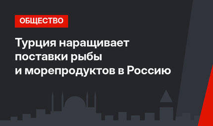 Турция наращивает поставки рыбы и морепродуктов в Россию