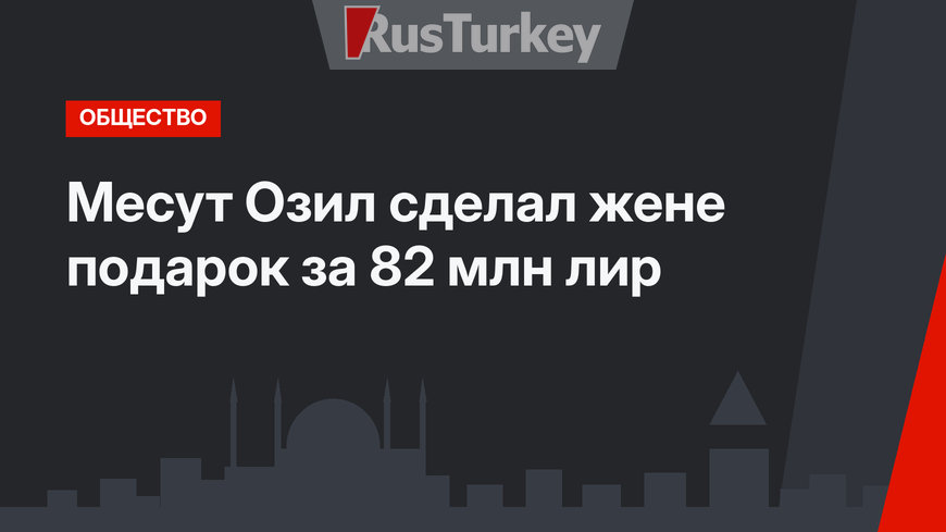 Месут Озил сделал жене подарок за 82 млн лир