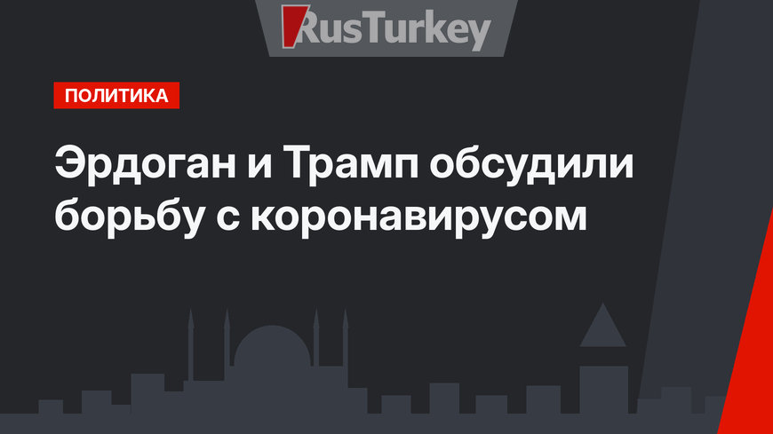 Эрдоган и Трамп обсудили борьбу с коронавирусом
