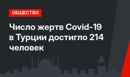 Число жертв Covid-19 в Турции достигло 214 человек