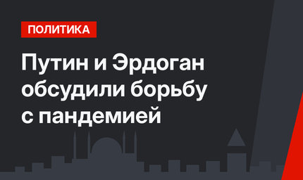Путин и Эрдоган обсудили борьбу с пандемией