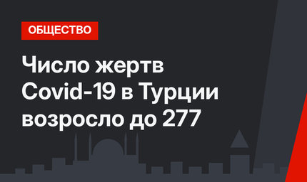 Число жертв Covid-19 в Турции возросло до 277