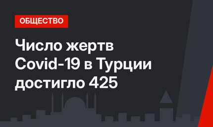 Число жертв Covid-19 в Турции достигло 425