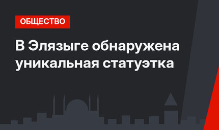 В Элязыге обнаружена уникальная статуэтка