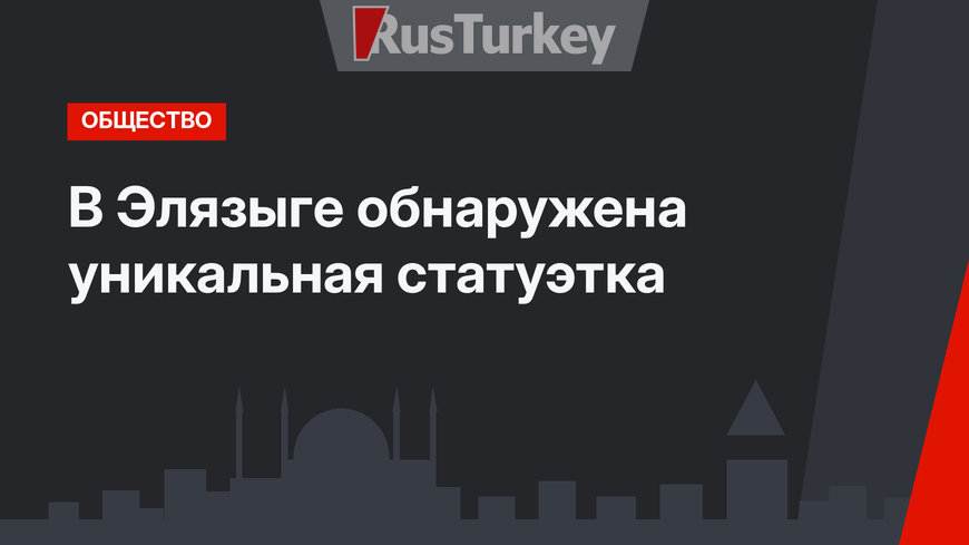 В Элязыге обнаружена уникальная статуэтка