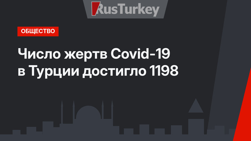 Число жертв Covid-19 в Турции достигло 1198