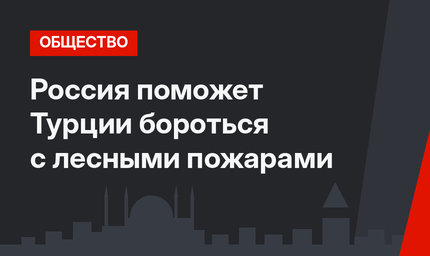 Россия поможет Турции бороться с лесными пожарами