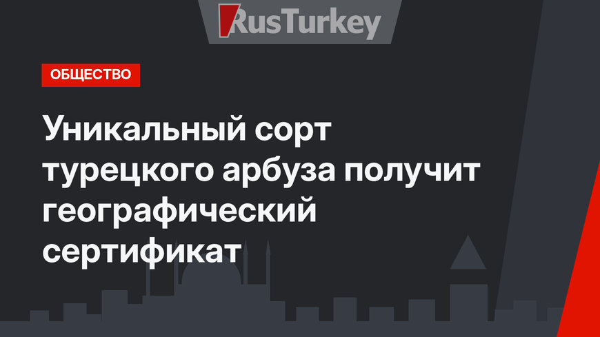 Уникальный сорт турецкого арбуза получит географический сертификат