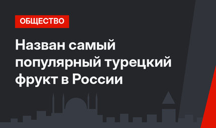 Назван самый популярный турецкий фрукт в России