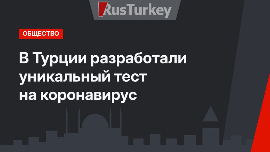 В Турции разработали уникальный тест на коронавирус