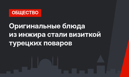 Оригинальные блюда из инжира стали визиткой турецких поваров