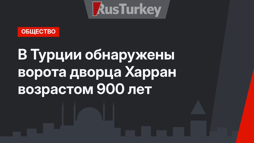 В Турции обнаружены ворота дворца Харран возрастом 900 лет