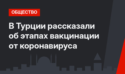 В Турции рассказали об этапах вакцинации от коронавируса