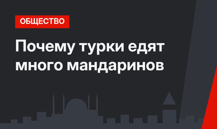Почему турки едят много мандаринов