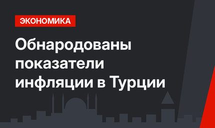 Обнародованы показатели инфляции в Турции
