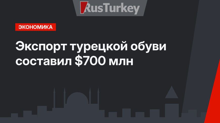 Экспорт турецкой обуви составил $700 млн