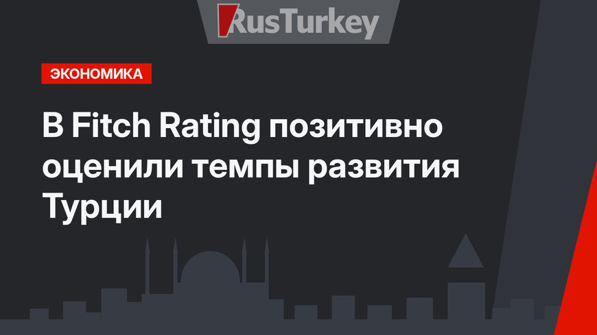 В Fitch Rating позитивно оценили темпы развития Турции