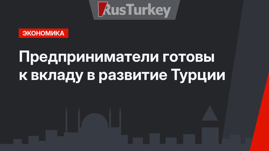 Предприниматели готовы к вкладу в развитие Турции