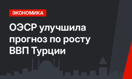 ОЭСР улучшила прогноз по росту ВВП Турции