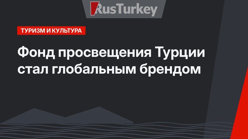 Фонд просвещения Турции стал глобальным брендом