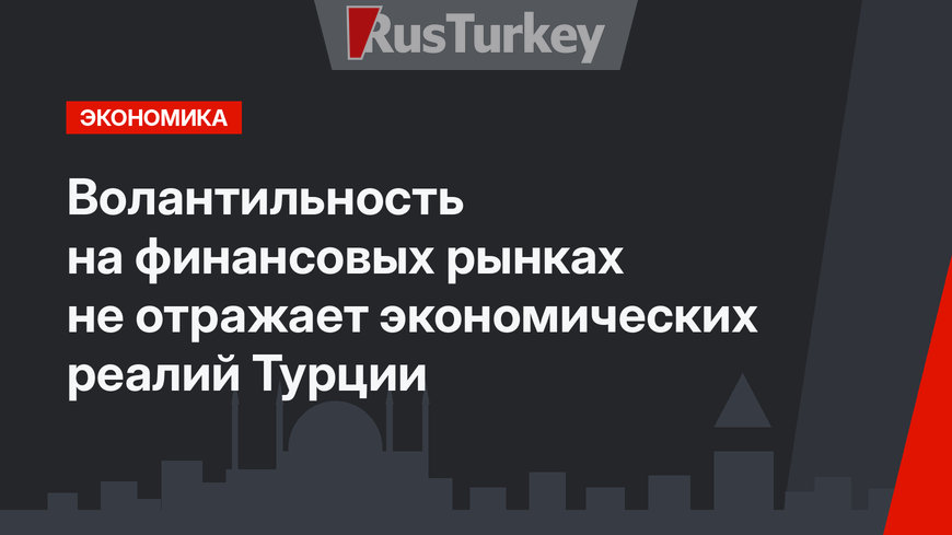 Волантильность на финансовых рынках не отражает экономических реалий Турции 