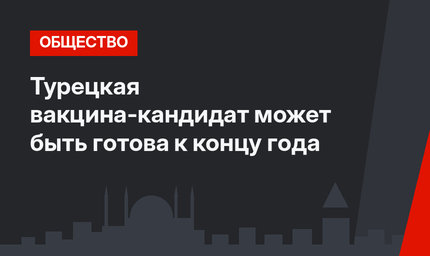 Турецкая вакцина-кандидат может быть готова к концу года
