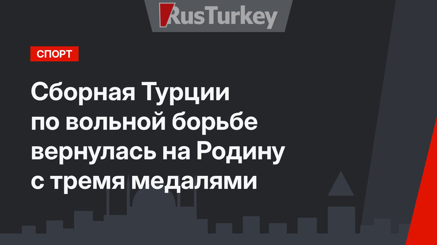 Сборная Турции по вольной борьбе вернулась на Родину с тремя медалями