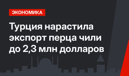 Турция нарастила экспорт перца чили до 2,3 млн долларов