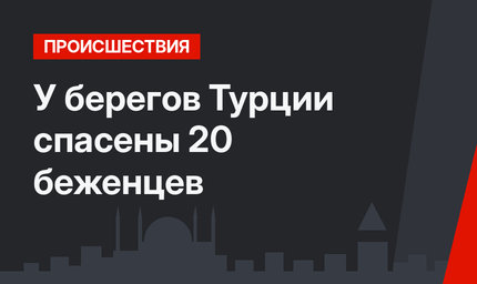 У берегов Турции спасены 20 беженцев