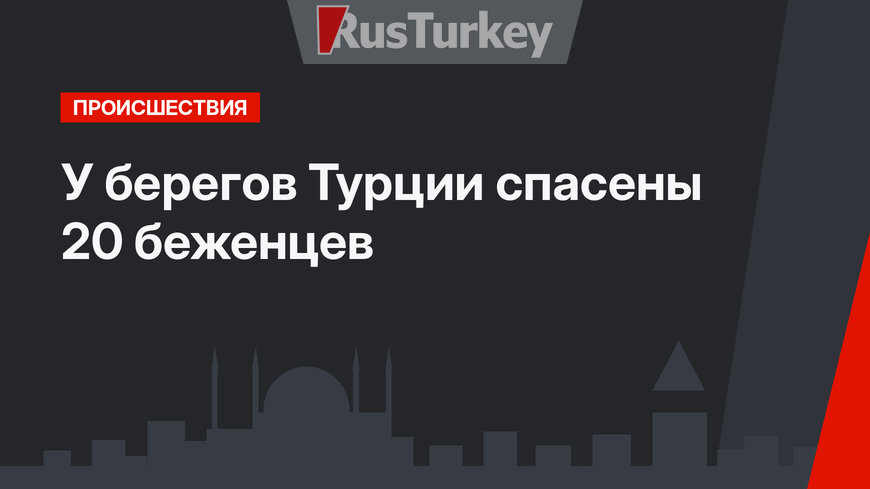 У берегов Турции спасены 20 беженцев
